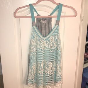 Lacey tank top